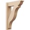 Ekena Millwork 6-in W x 20-in D x 28-in H Funston Trad Rough Cedar Woodgrain TimberThane Outlooker, Primed Tan OUTUR060X20X28FST04RCPR - alternate 1